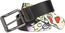 Ed Hardy Men's Skull  Butterfly Belt - BX90302EHQ