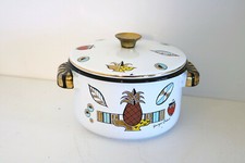 GEORGES BRIARD AMBROSIA Esmalte Utensilios de Cocina Porcelainita Piña 7" Hervidor de Agua Cubierto