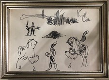 Antonio Vangelli, Opera Unica, Pennarello Su Carta, 45x32cm