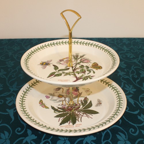 Portmeirion Botanic Garden Two Tier Cake Stand. Superb Condition.