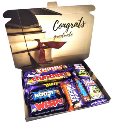 Cadbury Chocolate Freddo Twirl Boost Sweet Gift Box Hamper Graduation ...