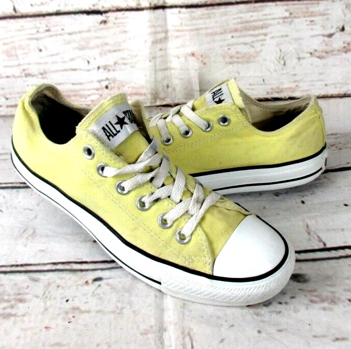 No pretencioso negocio Encommium Sneaker Converse All Star Chucks gialle basse top donna taglia 38 UK 5,5 |  eBay