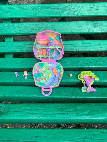 Polly Pocket 1996 vintage Bluebird Jungle Adventure completo zaino avventura - Foto 5 di 6