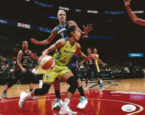 Skylar Diggins Smith signiert Dallas Wings 8x10 Foto signiert JSA - Bild 1 von 2