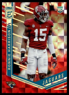 2018 Donruss Elite Red Ronnie Harrison Rookie 138/199 Jacksonville Jaguars #121
