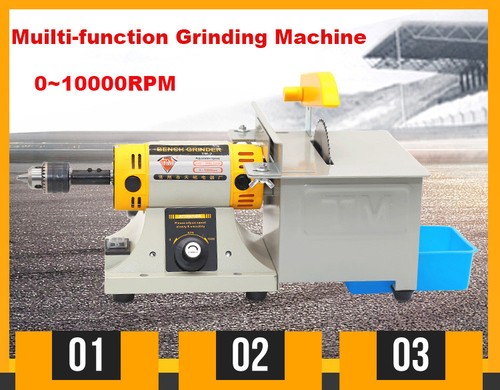 220V/110V Gem Jewelry Rock Polishing Buffer Bench Lathe & Polisher Machine Set - Picture 6 of 8
