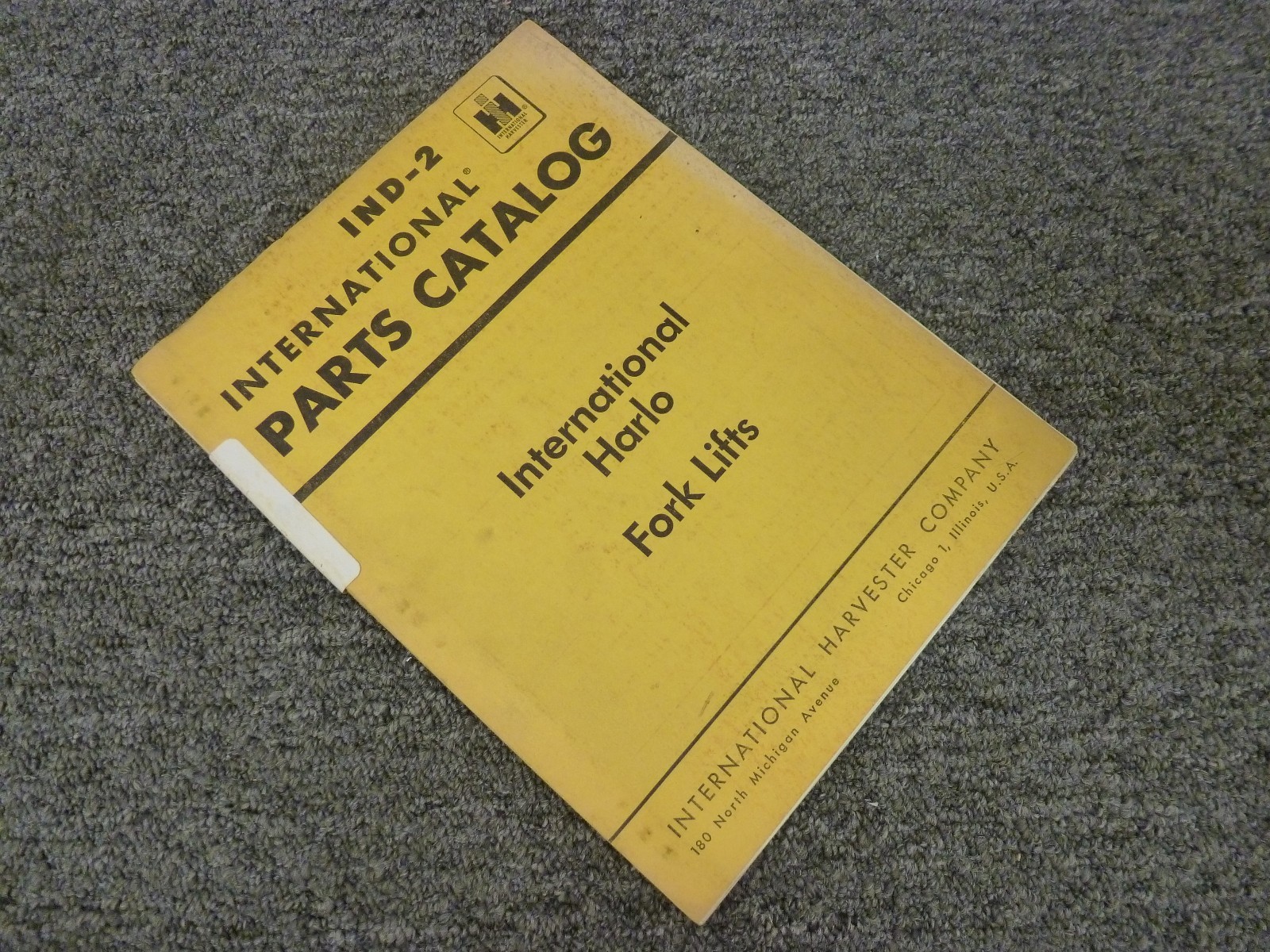 International IH Harlo SP4010 SP4014 SP4021 Forklift Parts Catalog