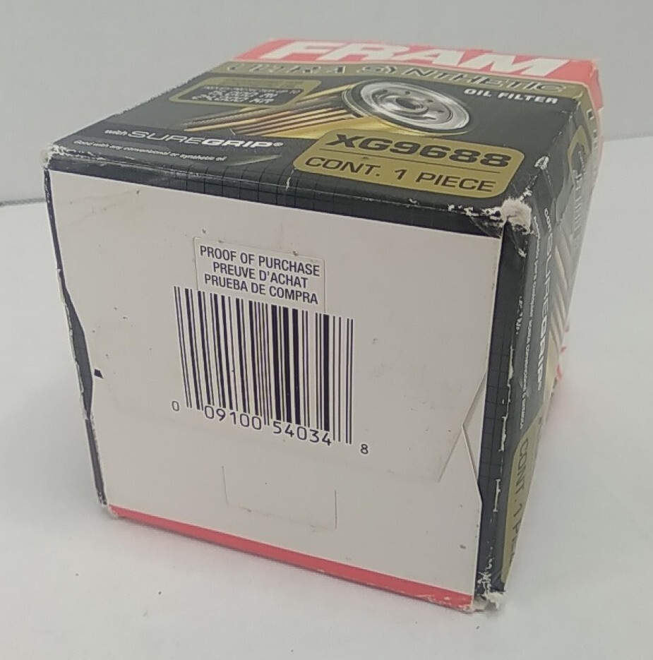 FRAM XG9688 Ultra Synthetic SpinOn Oil Filter with SureGrip eBay