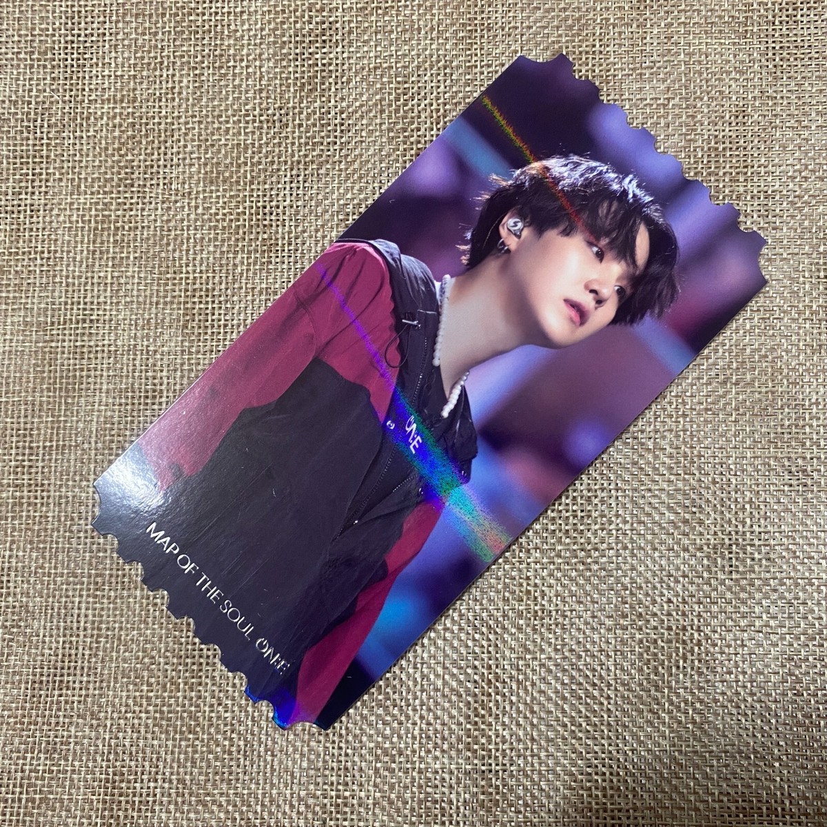 MAP OF THE SOUL ON:E DVD トレカ　チケット　SUGA MAP OF THE SOUL ON:E DVD トレカ チケット SUGA BTS Map of the