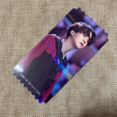 MAP OF THE SOUL ON:E DVD トレカ チケット SUGA BTS SUGA MOTS