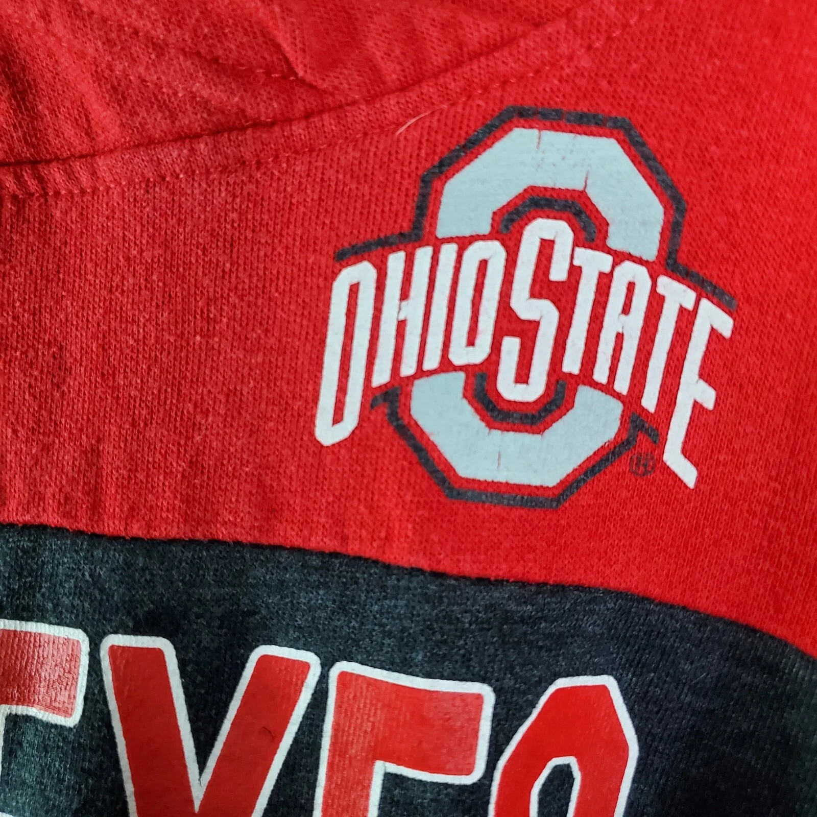 VETEMENTS Felpa con cappuccio Ohio State Buckeyes da uomo grande pullover multicolore abbigliamento autentico