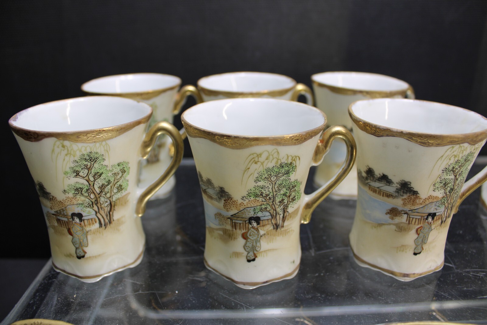 ANTIQUE THE YAMATO "NIPPON" HAND PAINTED COFFEE/TEA SET {30 Pieces} eBay