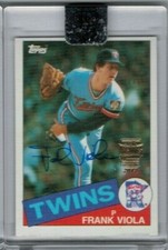 2017 Topps Archives Postseason Signature Series Frank Viola Auto #'ed 21/66