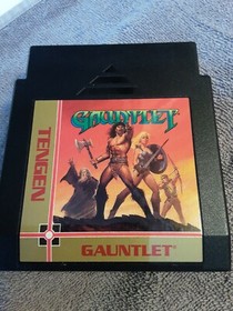 GAUNTLET NES Nintendo Tengen Game Original BOX and instructions