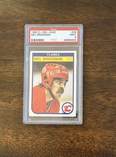 1982 O-PEE-CHEE #39 MEL BRIDGMAN FLAMES POP 8 PSA 9