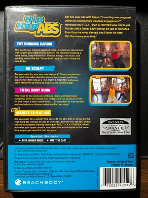 Hip Hop Abs Includes 3 Workouts 2 Disc Set - Fat Burning Cardo, Ab