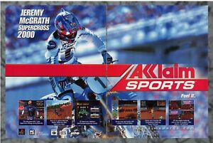 Jeremy McGrath Supercross 2000 Nintendo 64 PS1 GBC 2-Page ...