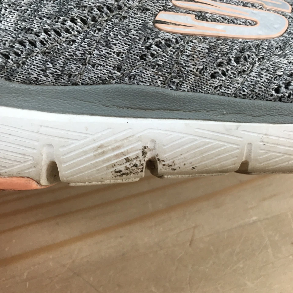 Skechers Zapatos Mujer 11 Flex Appeal 3 Mareas Altas Tenis Gris Con Cordones SN 13077 Foto 4 de 4