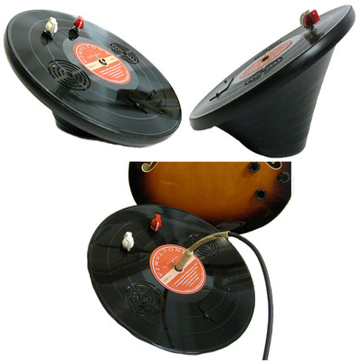 Vinylux Vinyltone Portable Practice Amplifier Made From Recycled 33RPM Records