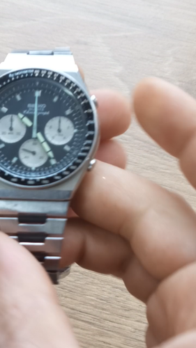 Japanese vintage wristwatch Chronograph Seiko - 7A28-703B - Video 1 of 1
