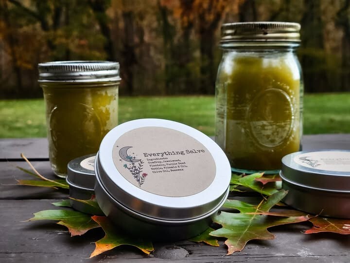 2oz  - herbal remedies 'Everything Salve' healing ointment for your skin!! 2oz