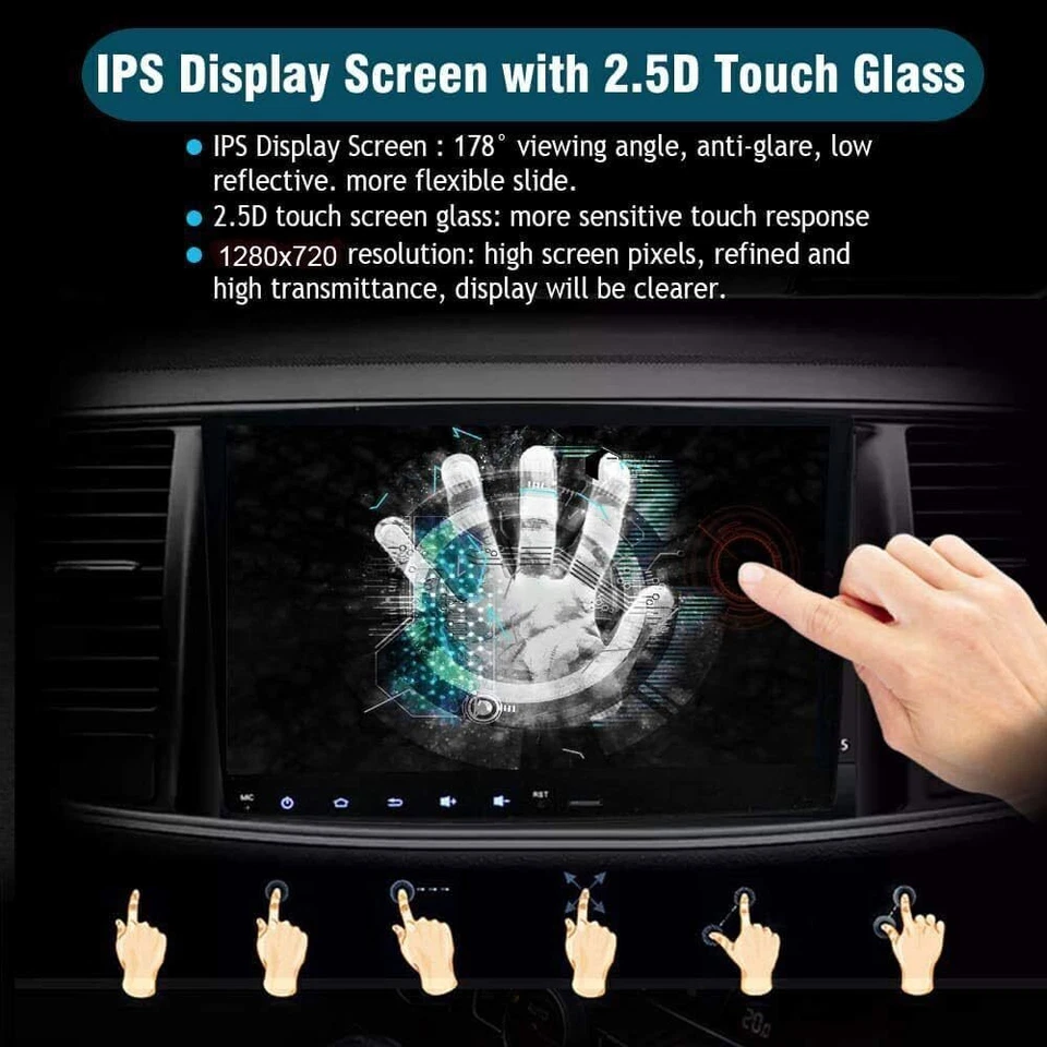 Para Suzuki XL-7 2007-2009 Wifi CarPlay Android Coche Estéreo Radio GPS Navegación 64G Foto 4 de 4