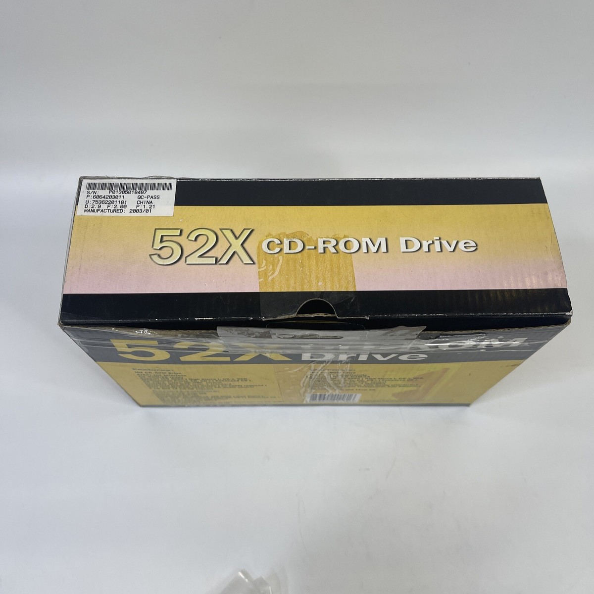 Vintage BTC 52x Max Computer PC CD-ROM Drive In Box + Accessories