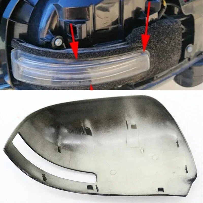 Tapa de cubierta de carcasa de espejo retrovisor exterior lateral de puerta para RVR Mitsubishi ASX Outlander Foto 2 de 4