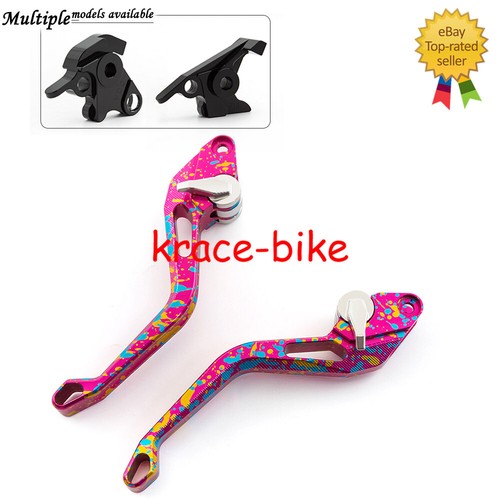 For Royal Enfield Scram 411 2023 Camouflage Brake Clutch Levers CNC Short Long - Foto 13 di 39