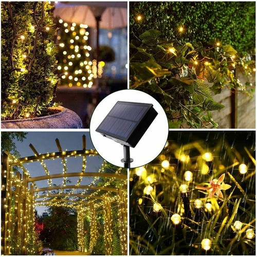 50/100/200/1000 LED Solar Power Fairy remote Garden Lights String Outdoor Party - Picture 7 of 12