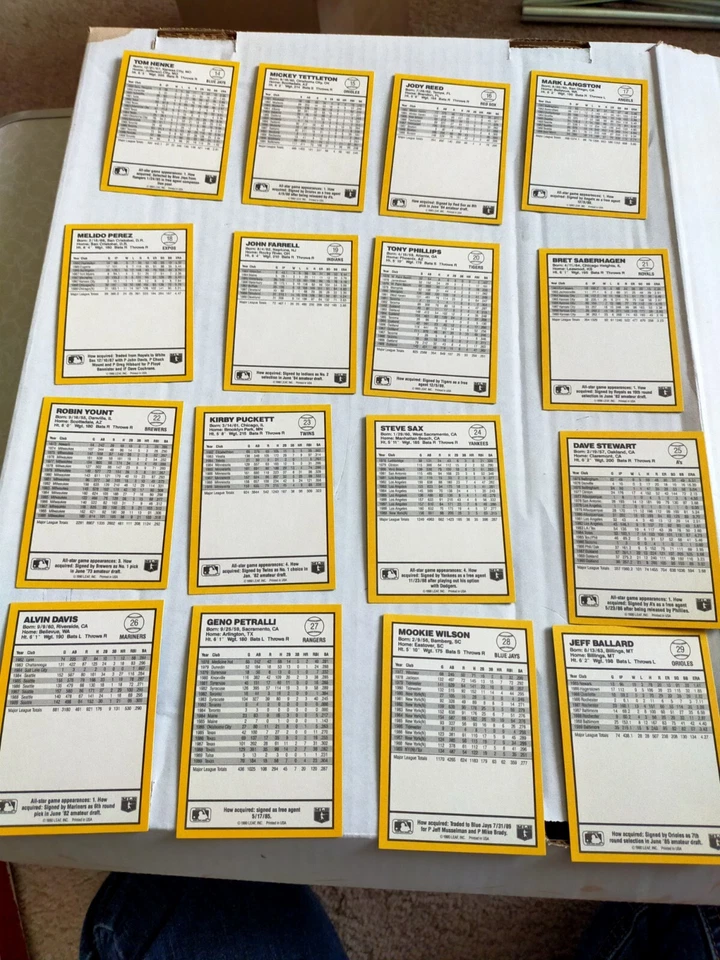 1990 Donruss Baseball's Best of American League Baseball Cards-Please pick - Image 4 of 4