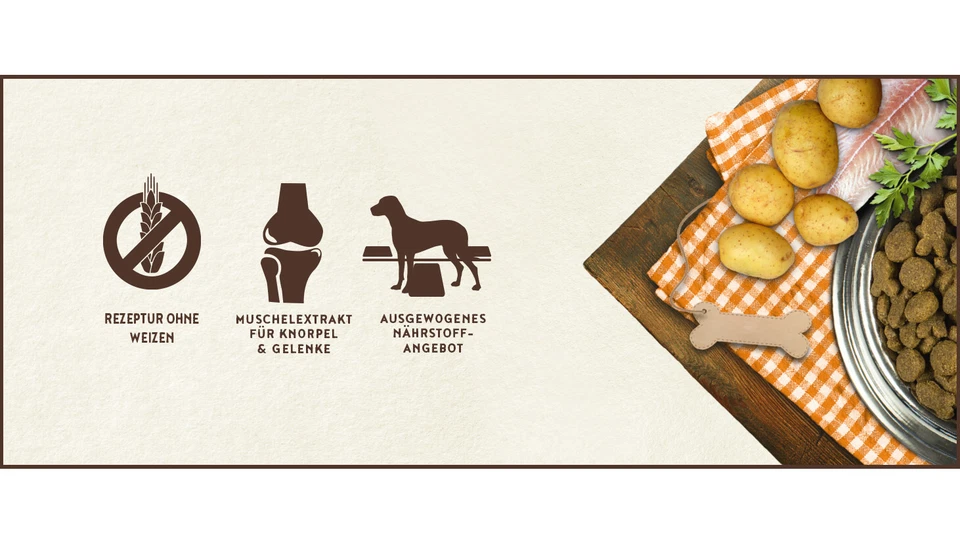 Bosch Hundefutter Adult mit Fisch & Kartoffel Trockenfutter 30kg (2 x 15kg) - Bild 2 von 4