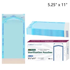2000pcs 5.25" x 11" Self Sealing Dental Sterilization Pouches Autoclave Bags