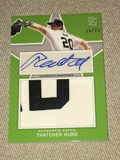 THATCHER HURD 2020 Leaf Perfect Game JERSEY PATCH AUTOGRAPH #15/25 LSU, YANKEES