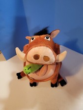 Disney Lion King Pumba Plush 12" Warthog With Bug