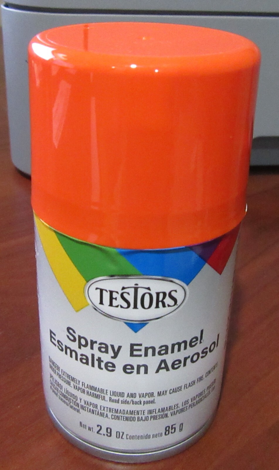 Testors Model Master Gloss COMPETITION ORANGE Enamel Spray Paint Can 3