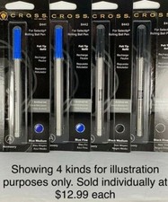 CROSS FELT TIP POROUS ROLLERBALL REFILLS #8422 8441 8442 8443 8444 8017