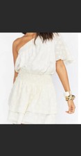 SHOW ME YOUR MUMU DAISY FLORAL Holland MINI DRESS SZ XS $174 NWT Ivory