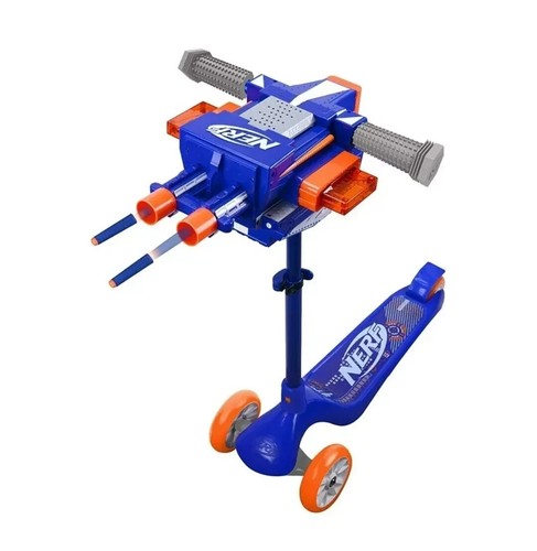 NERF Elite 3-Wheel Blaster Scooter with Dual Trigger - Picture 4 of 4