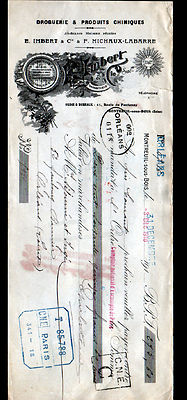 MONTREUIL-sous-BOIS (93) PRODUKTE & CHEMIKER ''IMBERT / MICHAUX & LABARRE'' 1910