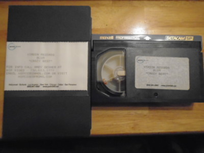 VERY RARE PROMO Blur BETACAM TAPE beta Crazy Beat video GORILLAZ fatboy slim '03