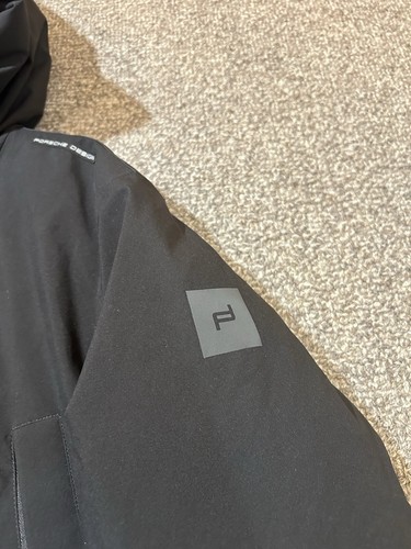 Porsche Design Puffer Jacket Donna M Nero Parka Foderato Isolato - Foto 4 di 14