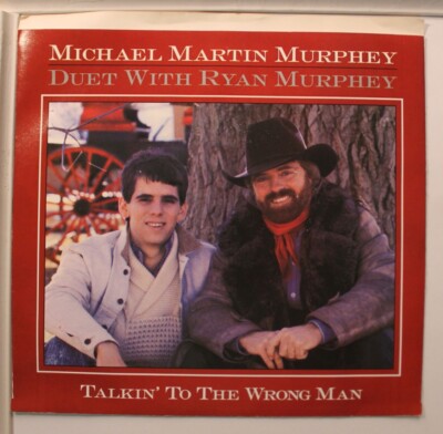 Picture Sleeve 45 Michael Martin Murphey - Talkin' To The Wrong Man / What Am I