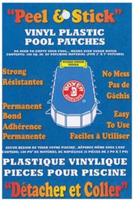 Union Laboratories 100 Sq. Peel & Stick Vinyl Plastic Pool Patch (pack of 2)