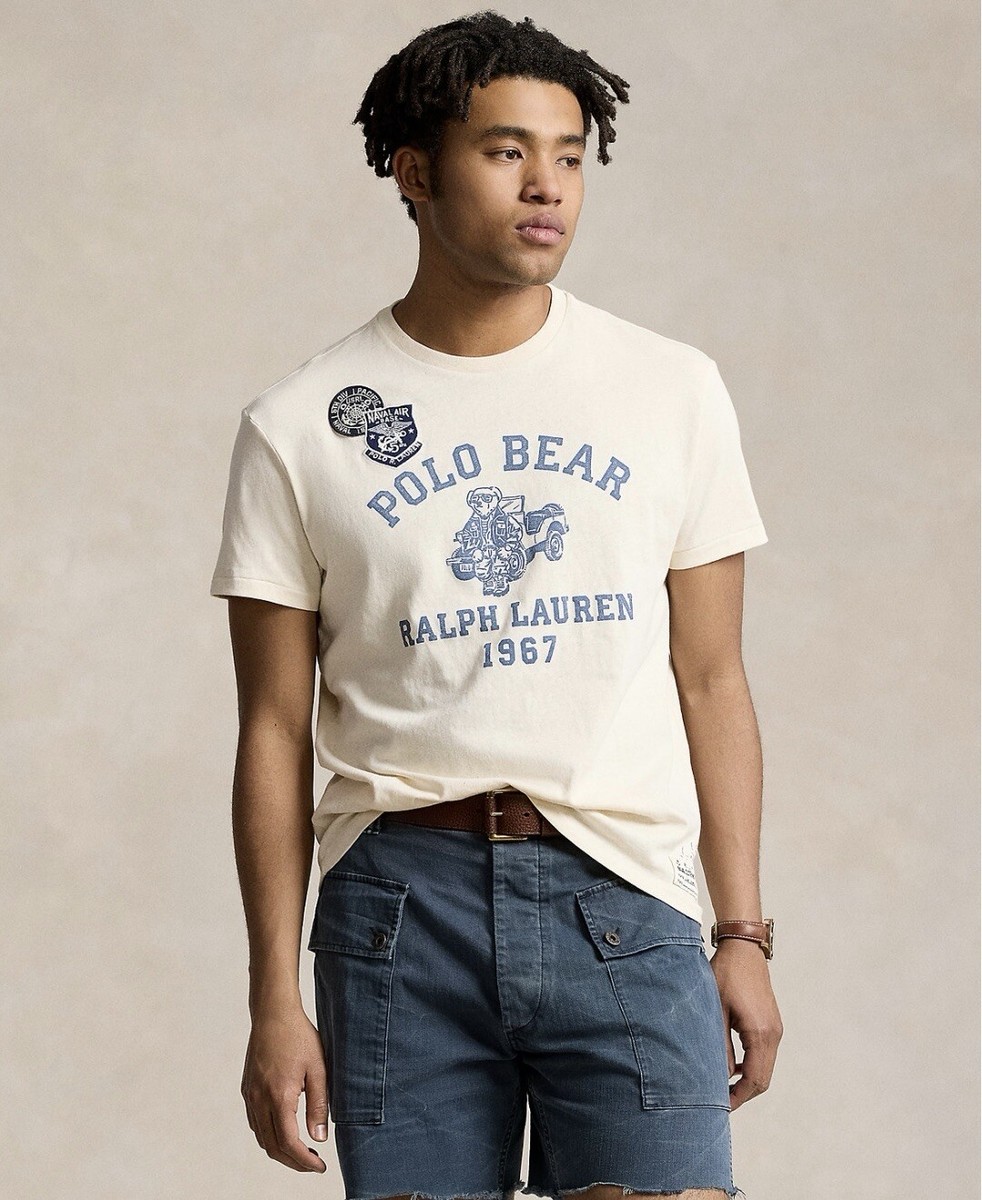 Ralph Lauren ポロベア Classic Fit Truck Bear Short Sleeve Polo Ralph Lauren Short Sleeve Classic Fit Truck Bear Short