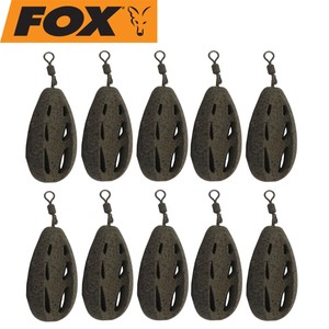 Nash In-Line Flat Pear Gravel//Clay Blei Angelblei Karpfenblei Grundblei Lead