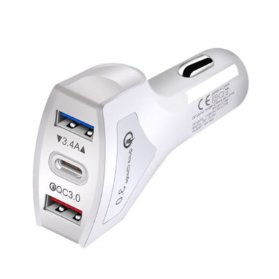 Multi 4/3 Port USB Car Charger Adapter Socket Quick Charge QC 3.0 For 5V 9V 12V