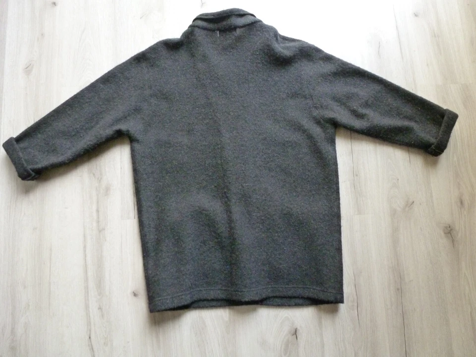 Винтажный Sigrid Olsen Sport кардиган свитер женщин M 100% шерсти черный читать DESC * - Изображение 2 из 4