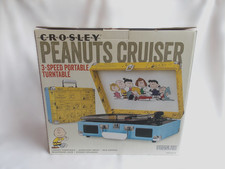 Crosley Peanuts Cruiser 3-Speed Record Player Portable Turntable