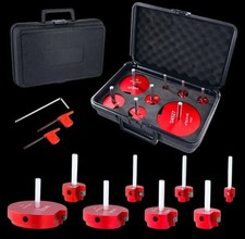 8pcs Plastic Pipe Fitting Reamer Fit into Std 1/2 Inch Drill & 3/8 Inch. FREE SH